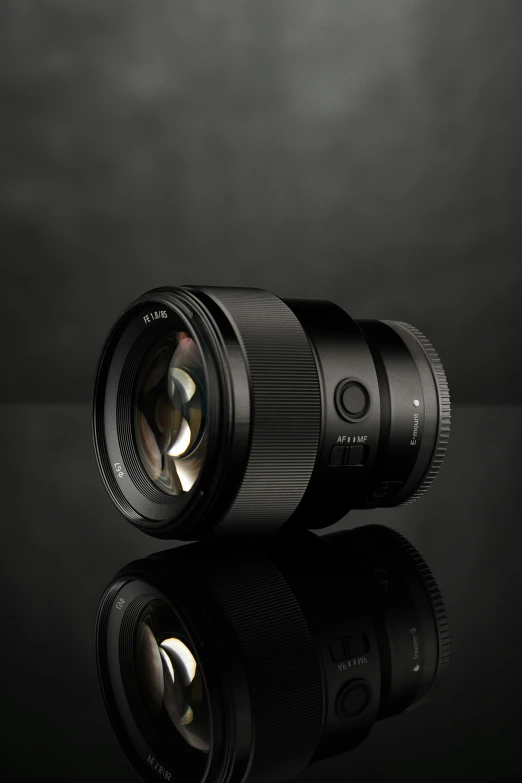 three lens types are positioned near one another