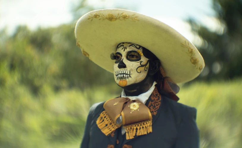 an elaborately decorated statue of a mexican soldier