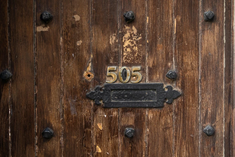 the door handle is a very old fashioned