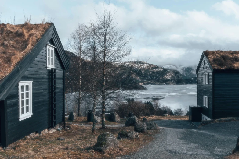 a po taken from the back of a cabin in norway