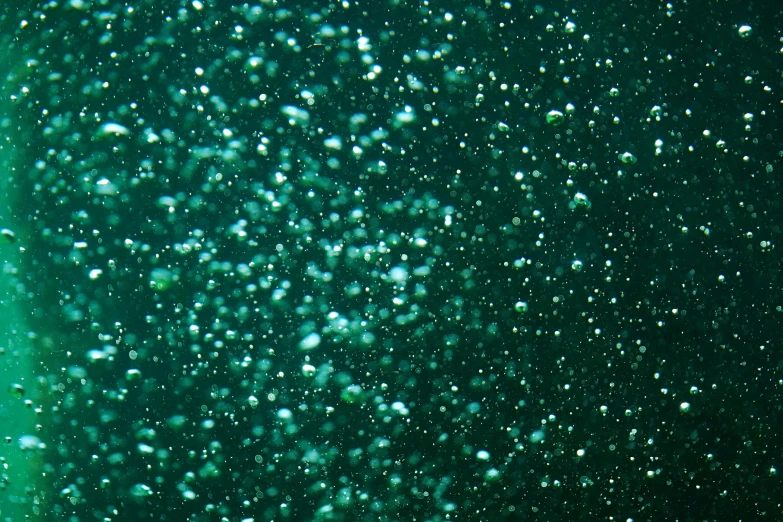 water droplets on green, green and white liquid
