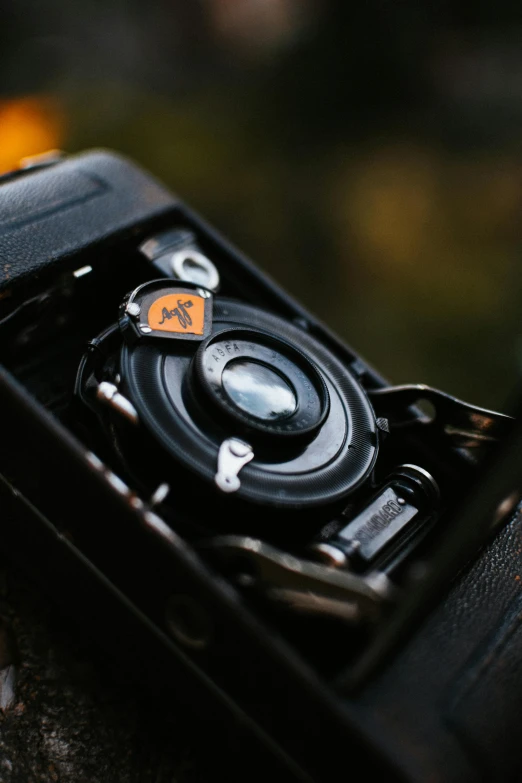 an image of a small camera in action