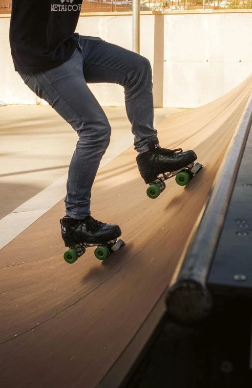 a person that is skateboarding on some pavement