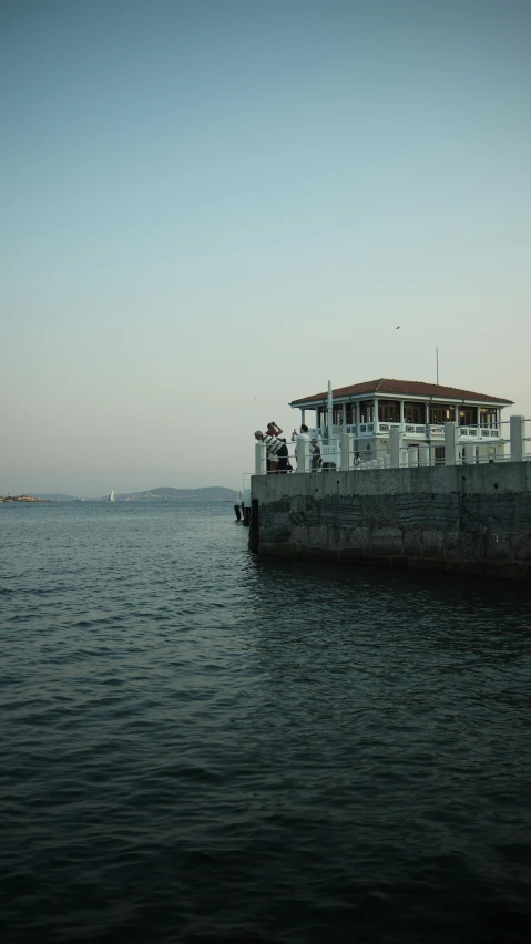 a boat that is sitting in the water