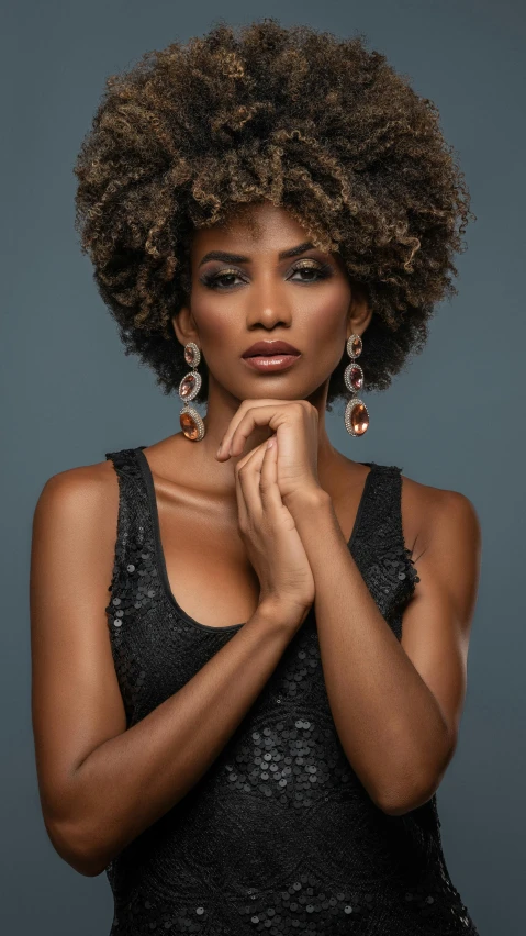 an image of woman with afro hair