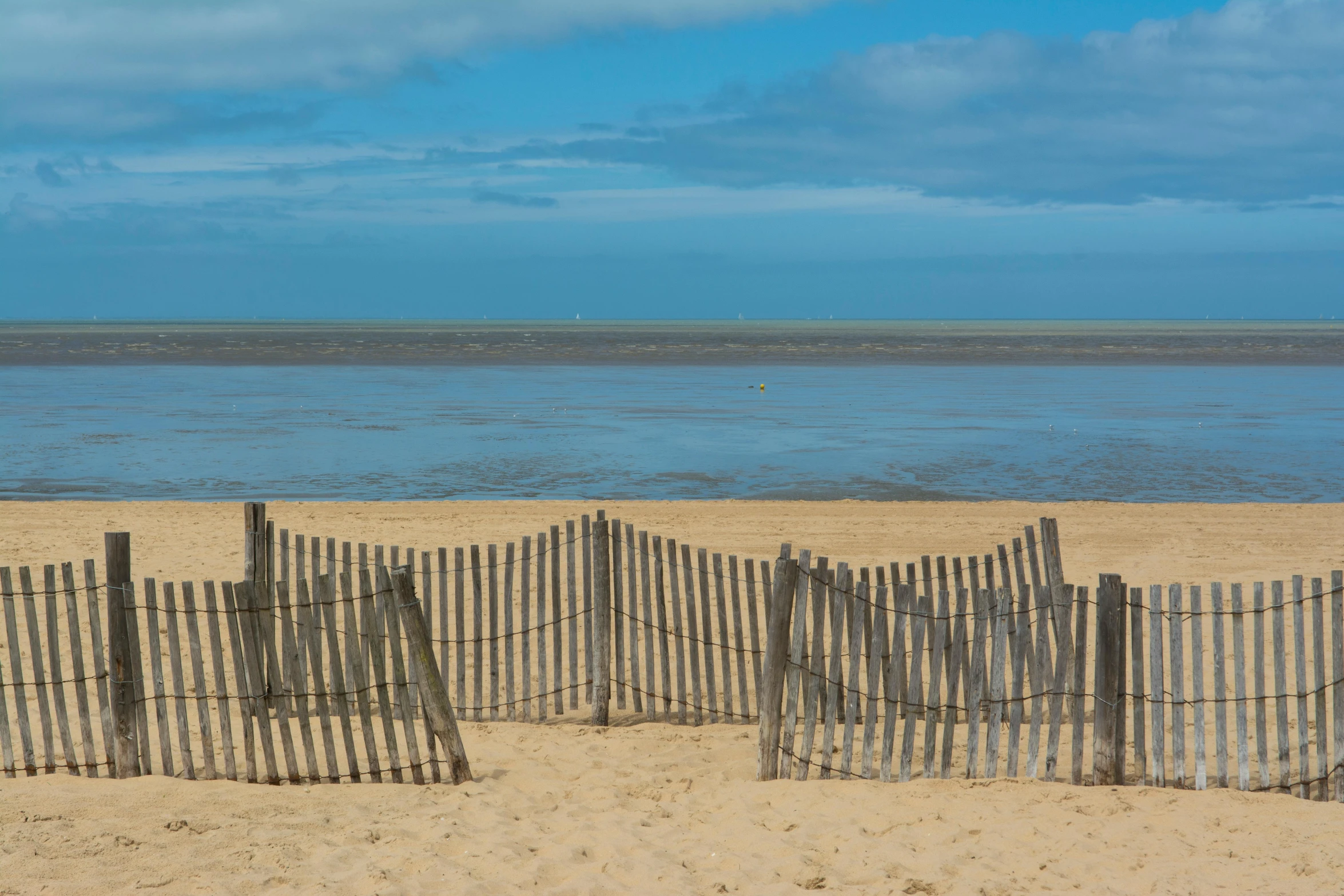 a beach scene with sand and ocean in the background