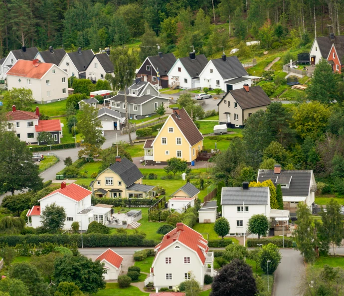 small city with a lot of houses on the hillside