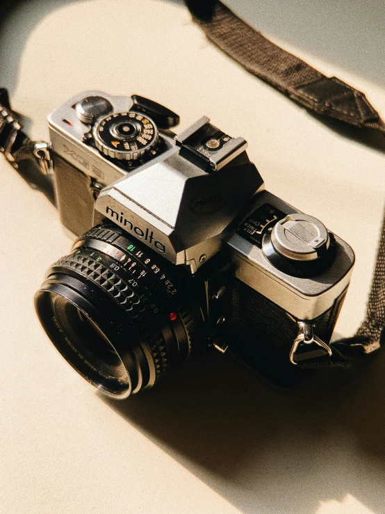 a camera that is being used on the table