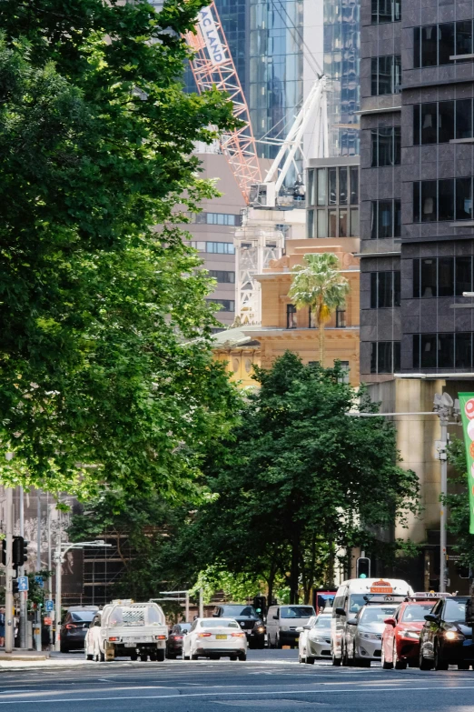 there is a green traffic signal on the street