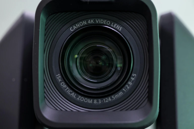 close up of a lens mounted to the back of a camera