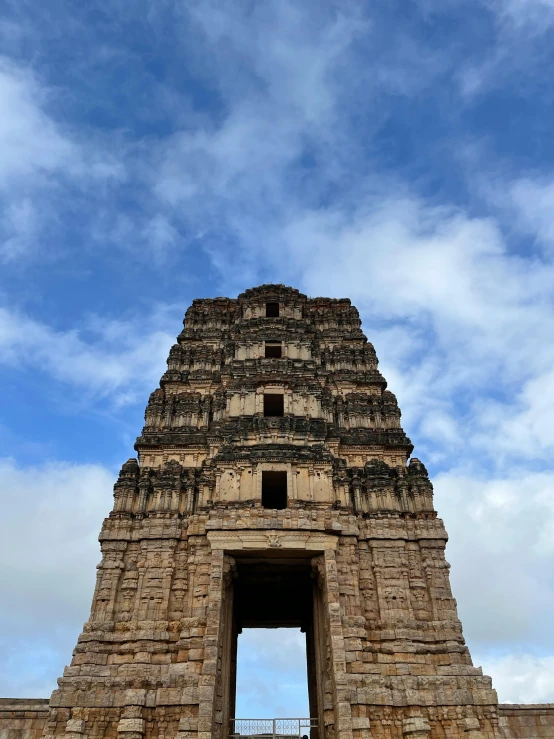 this is an image of a large structure against a cloudy sky