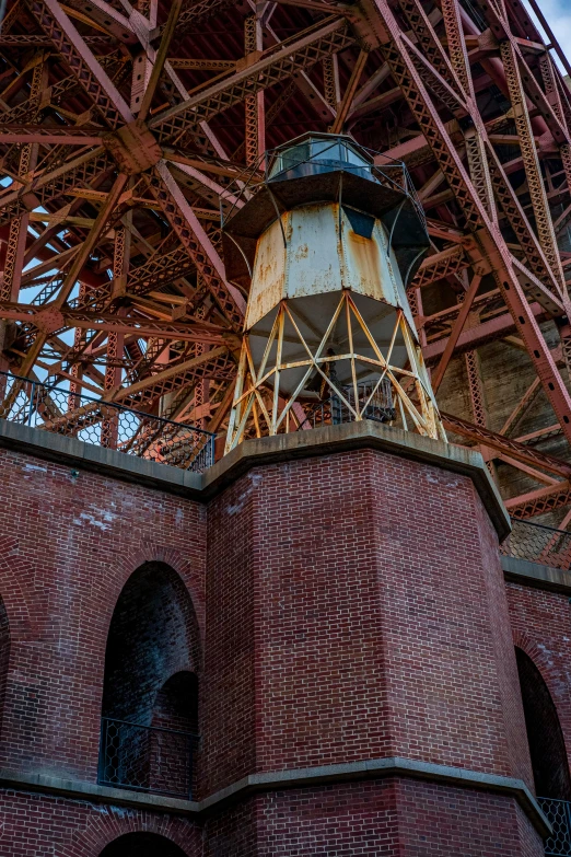 an under construction picture of the top of a tower