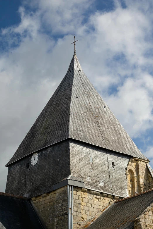 a building with a steeple on the top