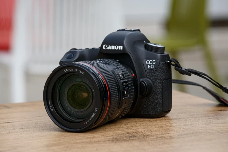 canon's eos 5 camera with the lens attached