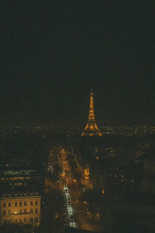 a night s of the eiffel tower lit up