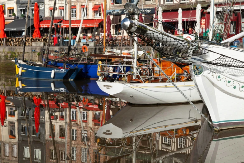 a number of boats in a body of water