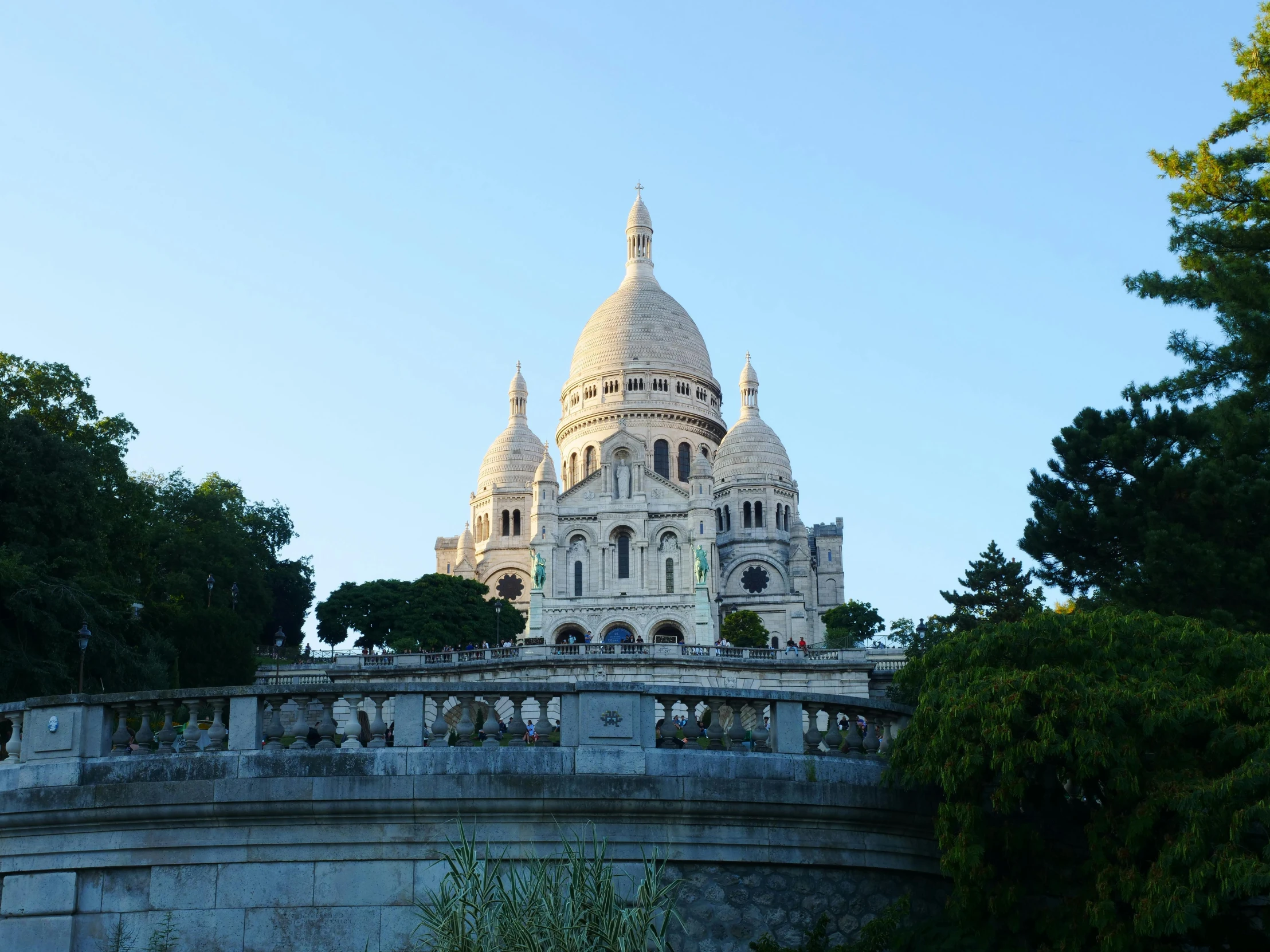 there is a view of the dome of an old building