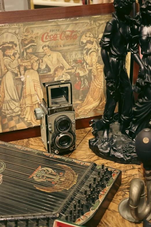 a couple of objects sitting on a desk