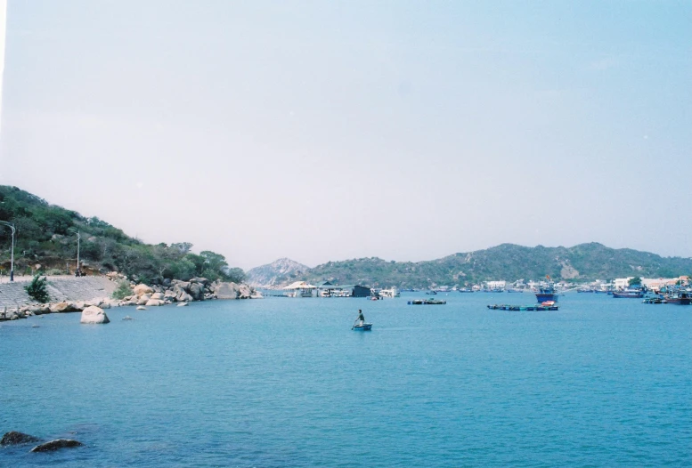 a small fishing village on the ocean