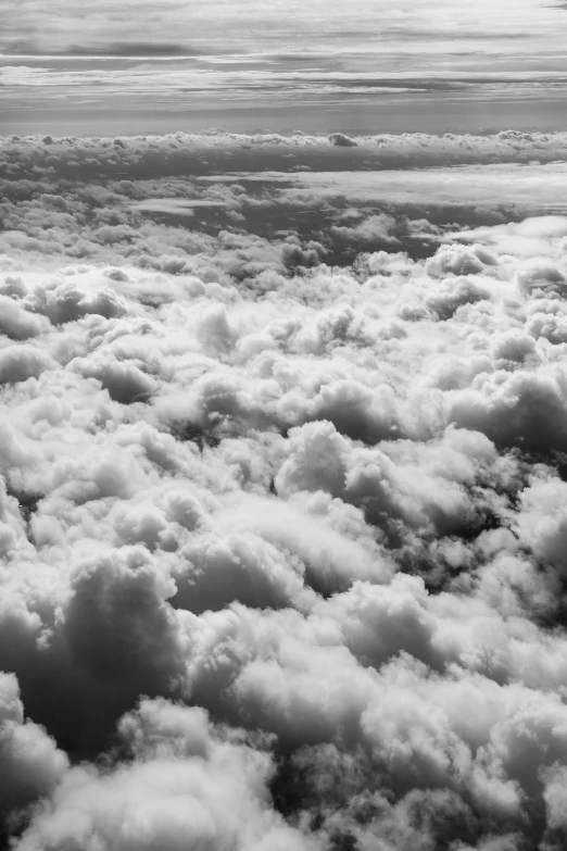 an image of a very high altitude view from the airplane