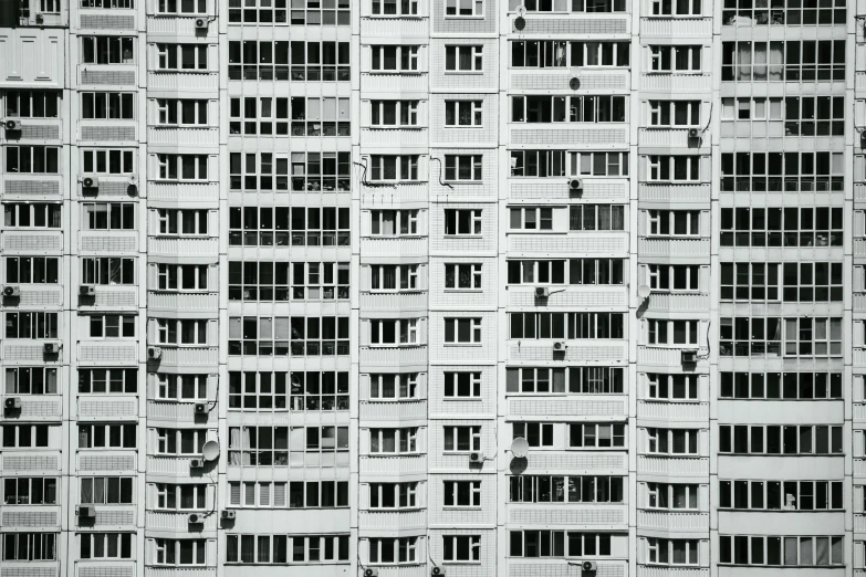 several windows are shown in black and white