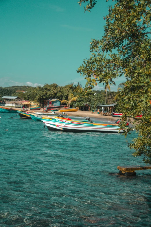 there are many boats on the water and in the bay