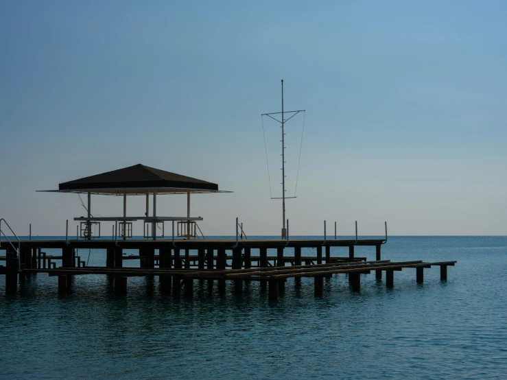 a view of the ocean from across the water