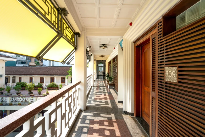 an image of a porch going to a house