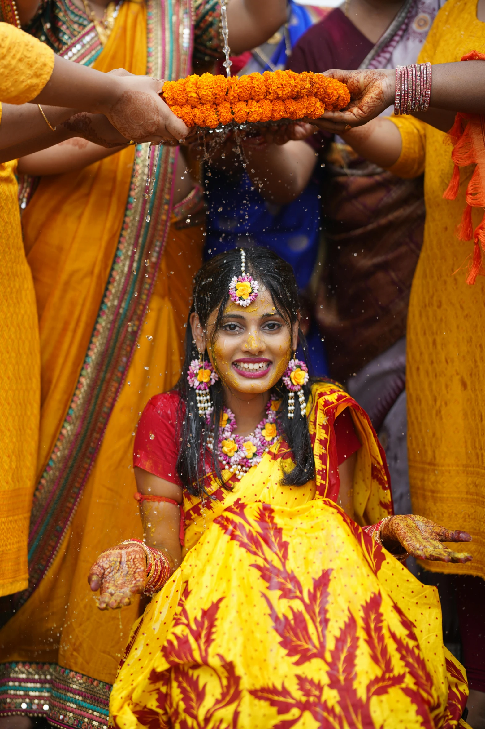 an image of a woman in brightly colored attire