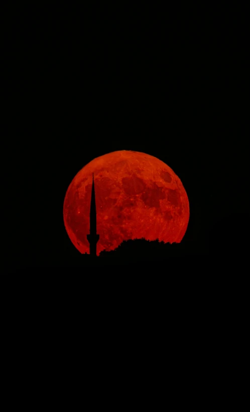 a po of the full moon taken from a high vantage