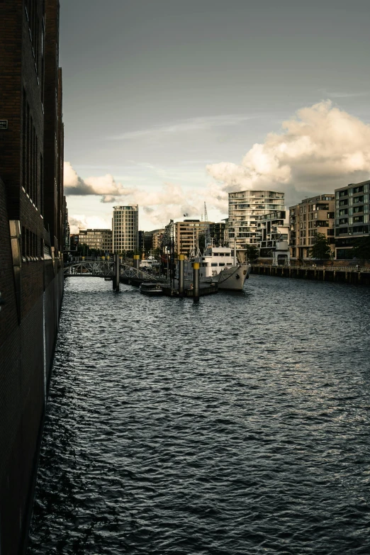 a boat in a large body of water