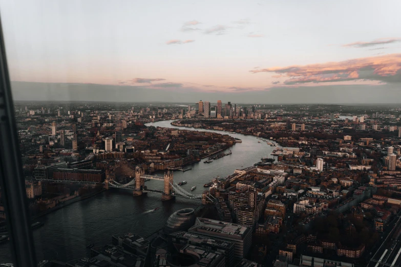 the city has long lines of river and bridges