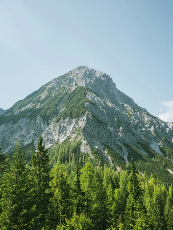 a large mountain that is sitting in the distance