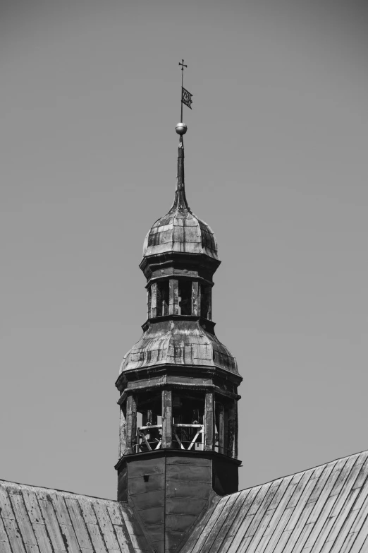 a clock tower that is on top of a building