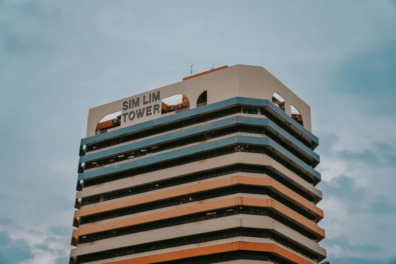 an image of a tall building that says sun line tourism