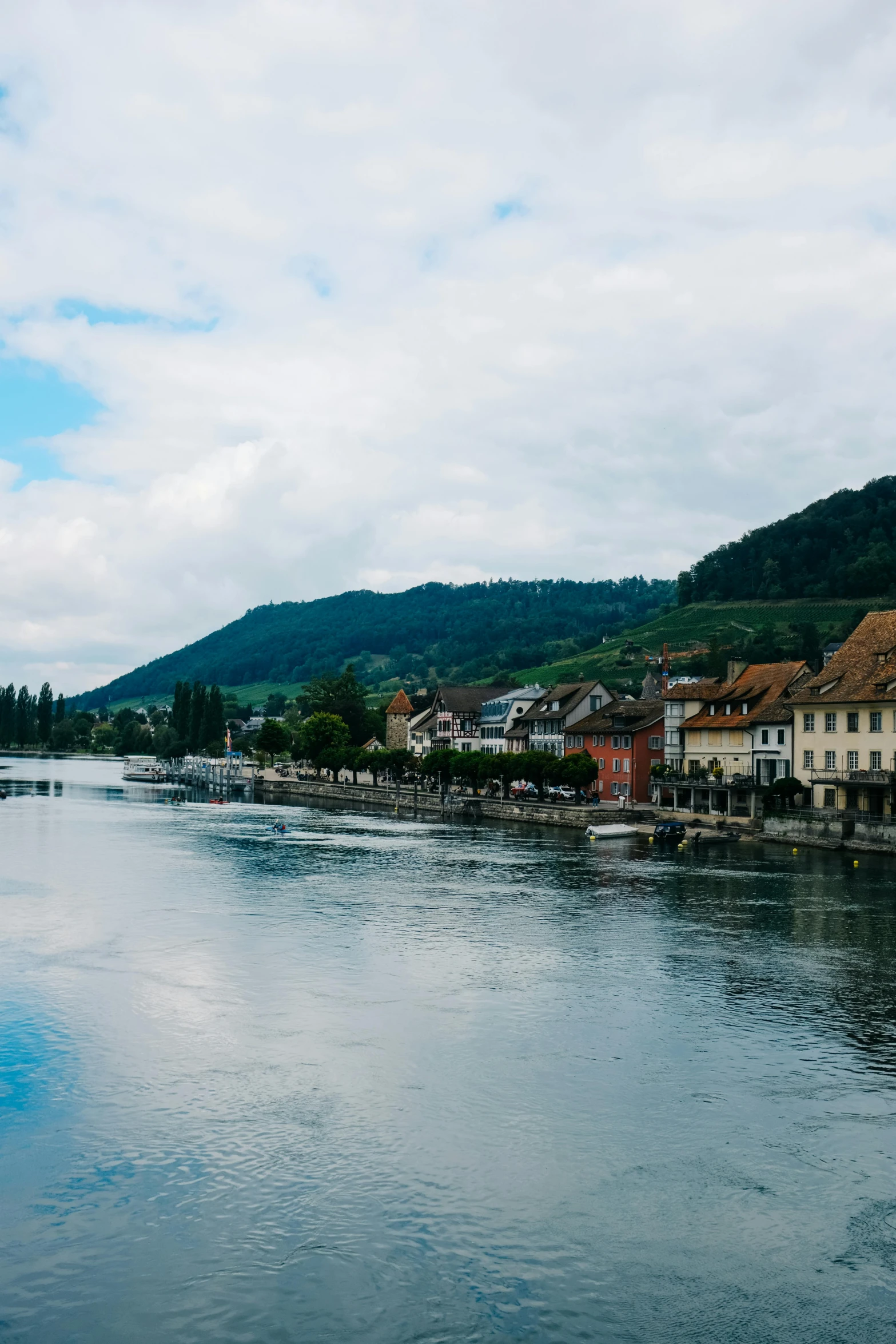 a body of water with some buildings in it