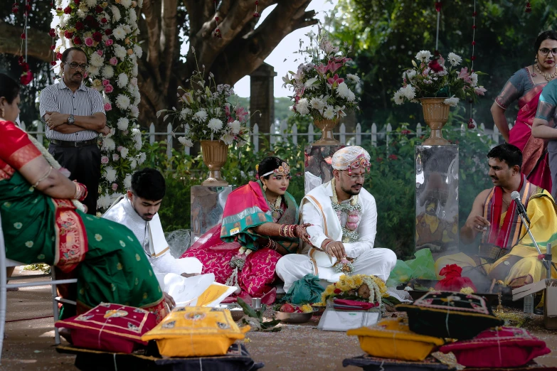 the groom and his friends are getting ready to dance