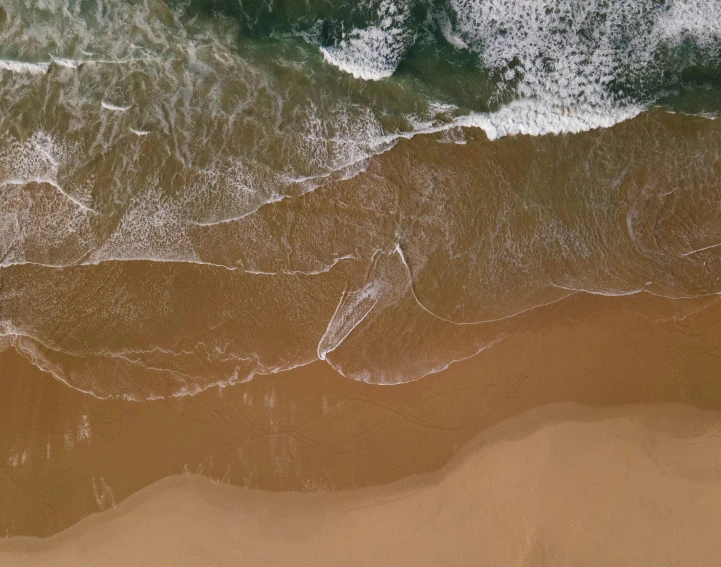 a picture looking down at the top of an ocean