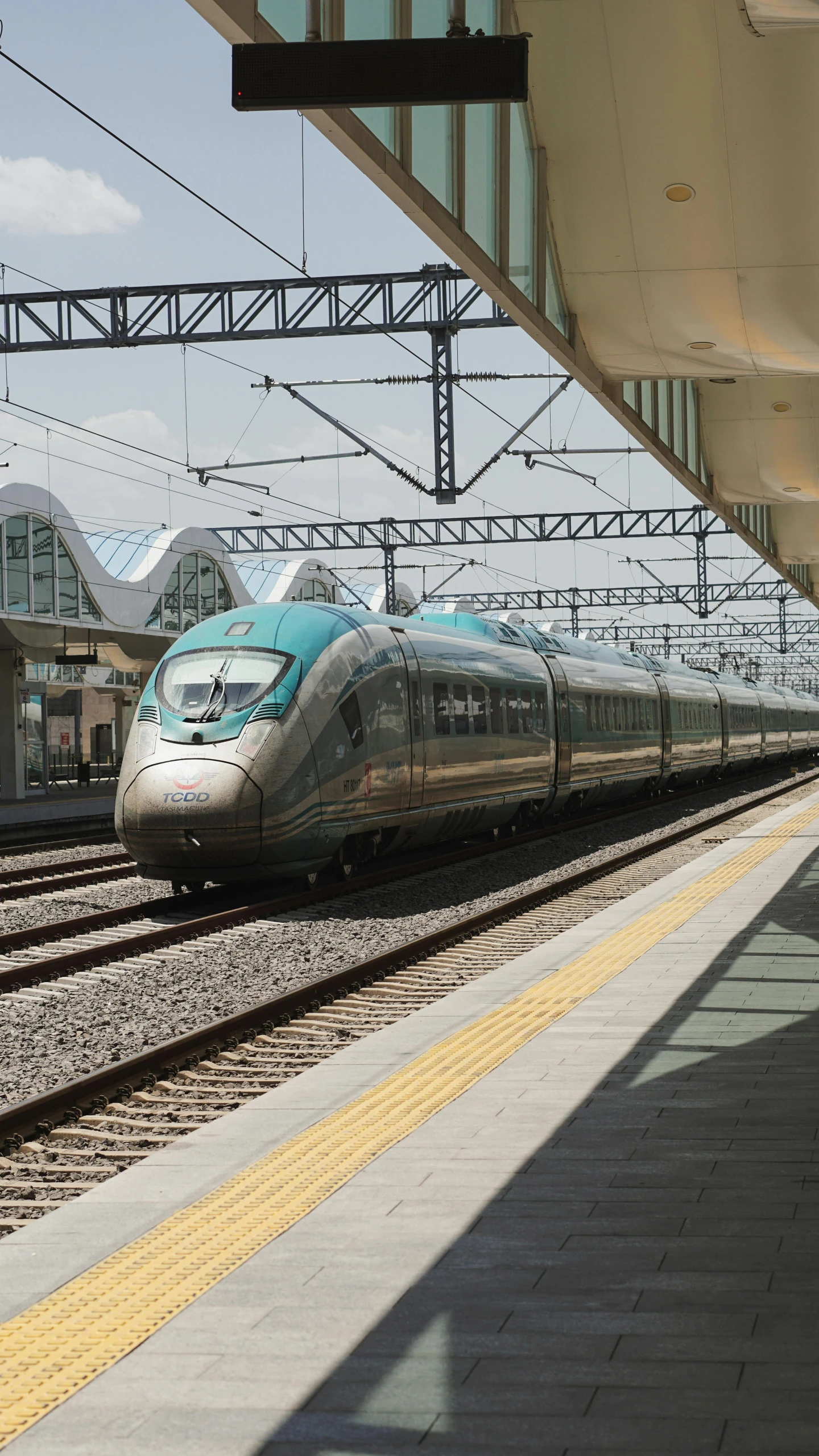 a train that is sitting on a train track