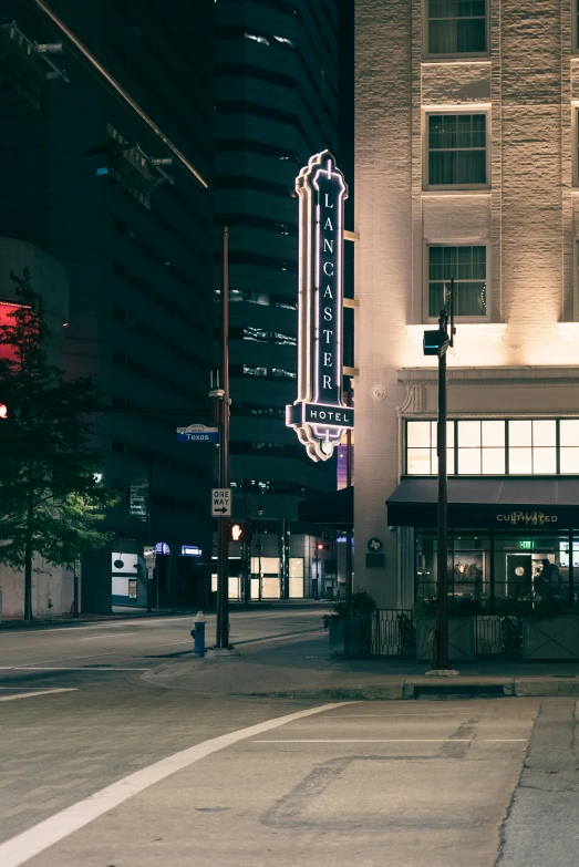 a picture of some building and traffic lights