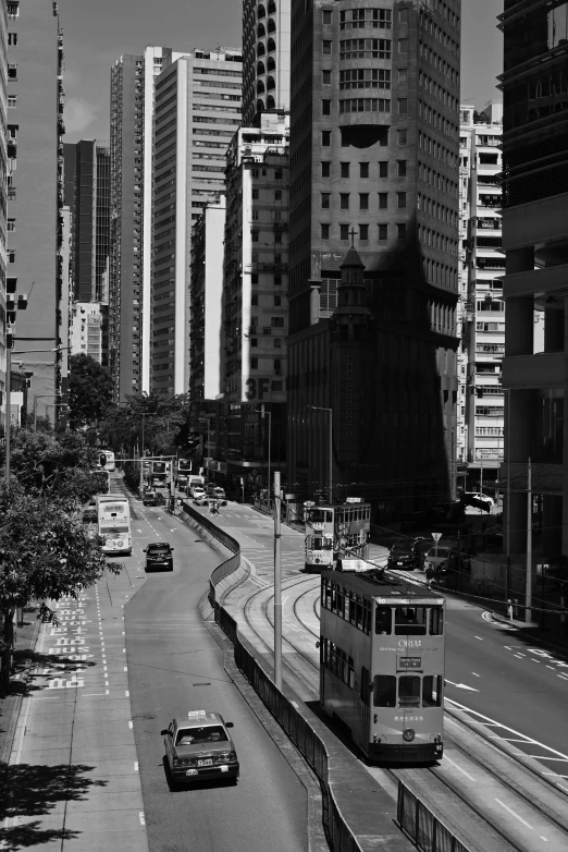 car traffic on the street of the city