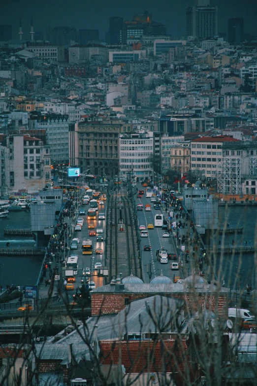 this is an image of a busy city road