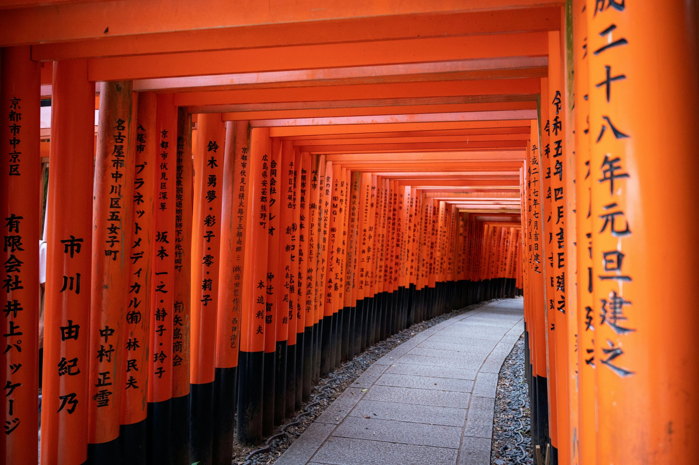 a bunch of orange lanterns that are near each other