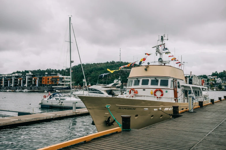 this is a picture of a boat docked at the pier