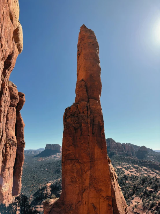 rock formations at the top of a mountain