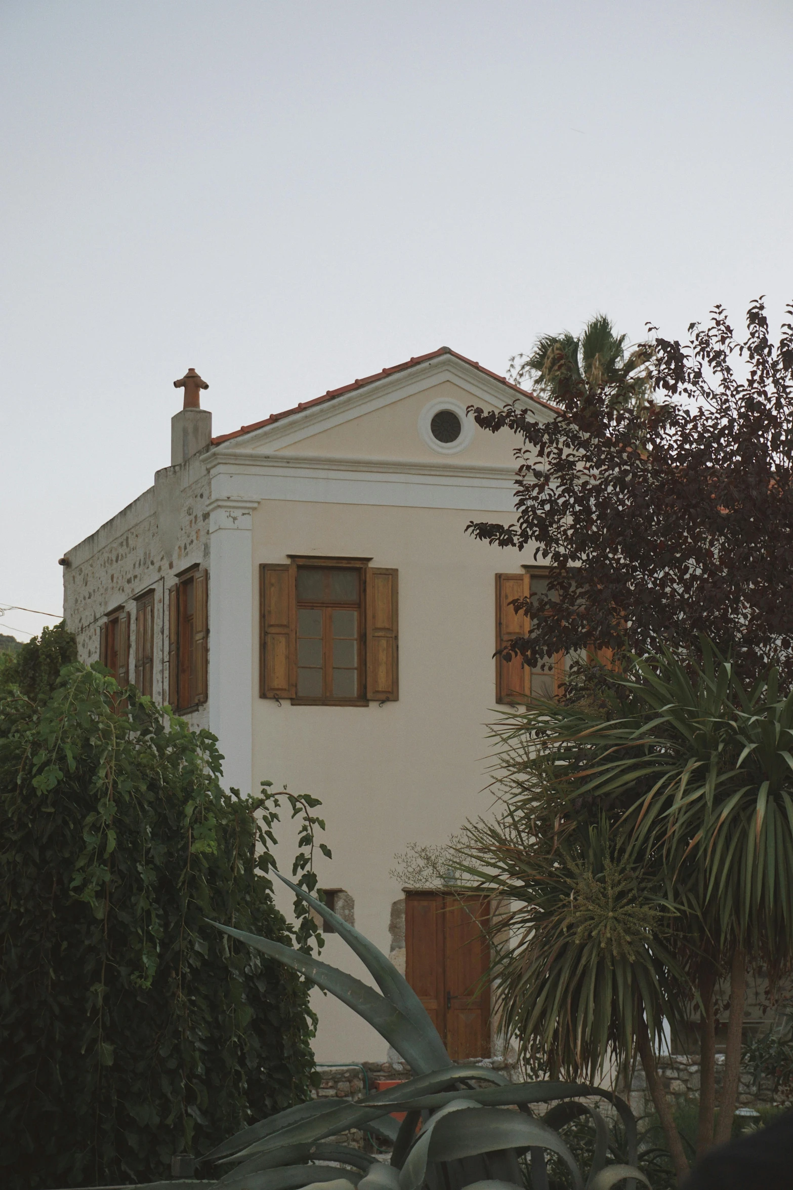 a building that is next to a tree