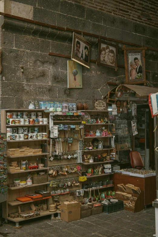 old boxes and crates outside of an establishment