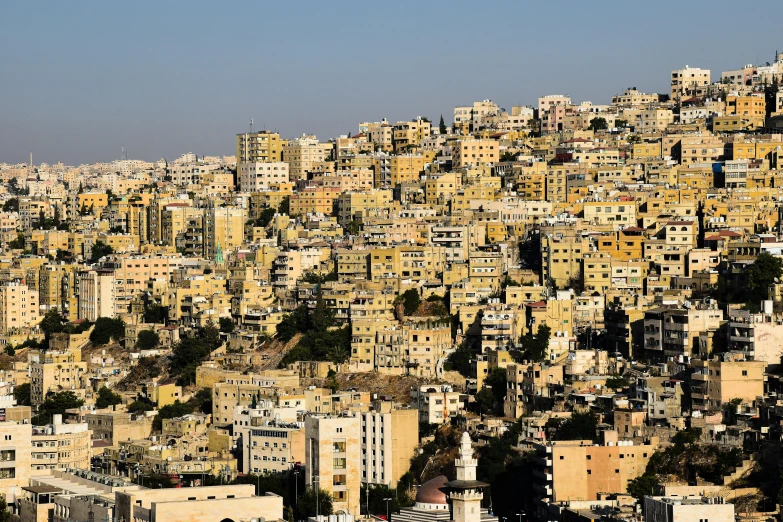 the cityscape of an area of a large city