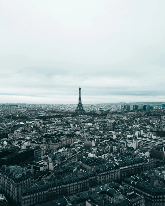 view from the top of the eiffel tower in paris