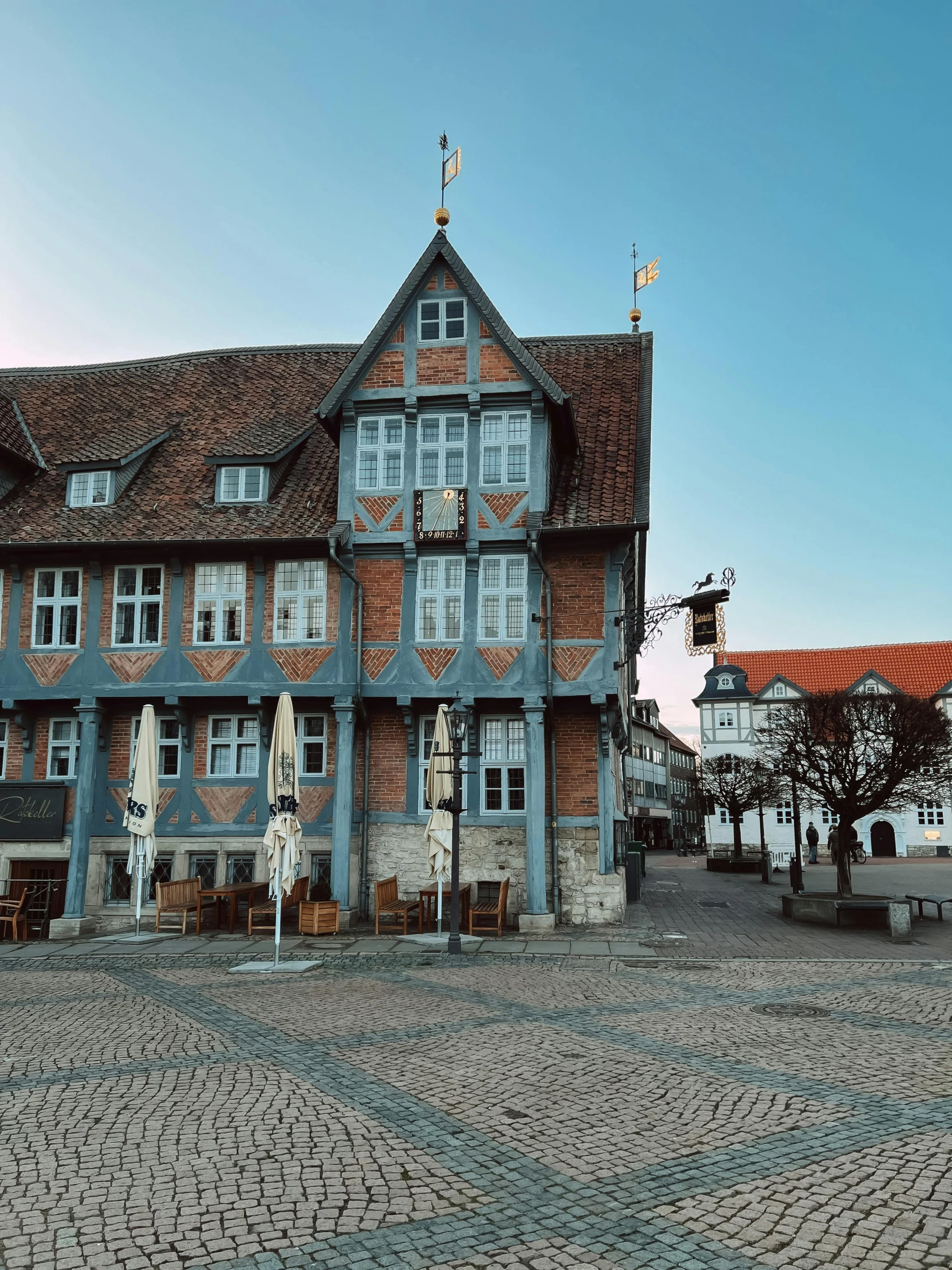 a big house sitting on top of a street